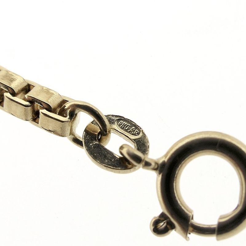 Image 5 of Gold long Venetian link necklace | 60 cm