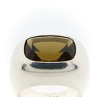 Image 3 of Silver ring with smoky quartz