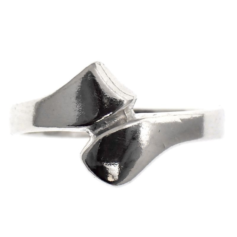 Image 3 of Silver ladies ring; fantasy