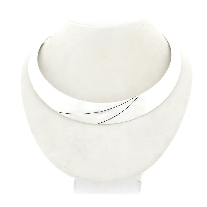 Image 1 of Silver spang necklace