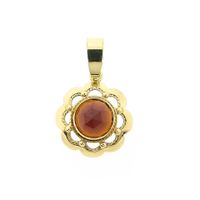 14 Karat Gold Garnet Pendant