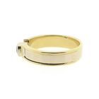 Image 8 of Two-tone gold solitaire ring with diamond; 0.35 ct.