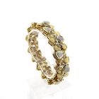 Image 1 of Two-tone gold fantasy bracelet with 0.525 ct diamond.