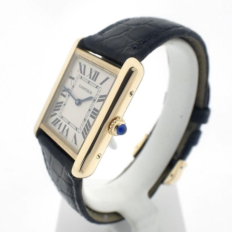 Image 4 of Cartier Tank Solo; 18k gold women's watch