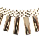 Image 5 of Exclusive gold fantasy necklace; bars | 47 cm