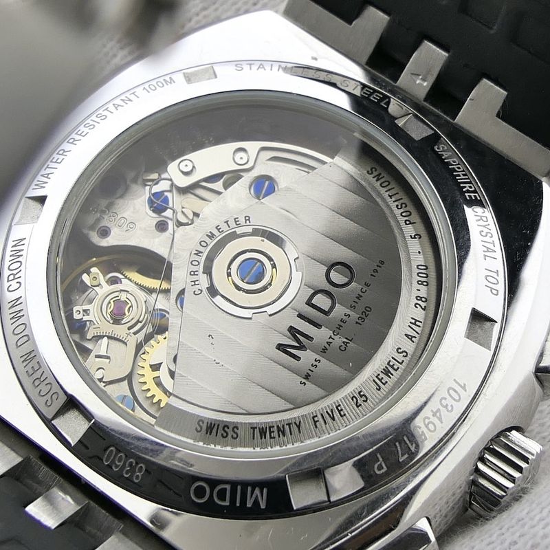 Image 7 of Mido All Dial; Chronograph men's watch with carbon dial