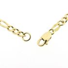 Image 5 of Gold long Figaro link chain