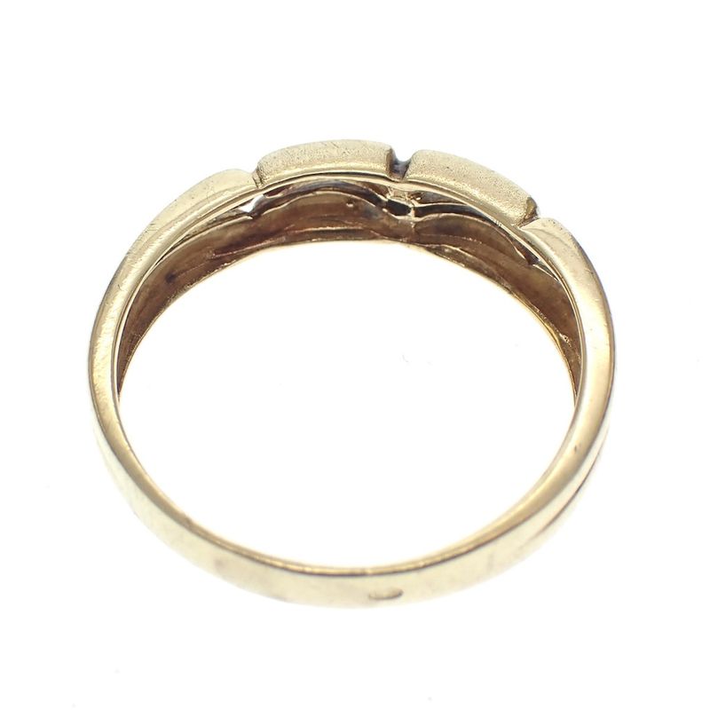 Image 3 of Desiree gold subtle ring with diamond; 0.04 ct.