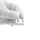 Image 11 of Solid silver pendant of an abstract elephant.