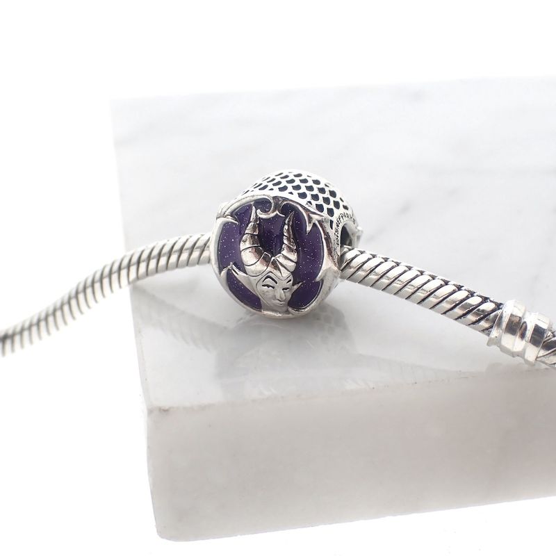 Image 2 of Pandora x Disney charm; Silver; Mistress of Evil