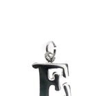 Image 3 of Silver charm of the letter E