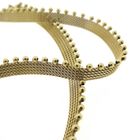 Image 6 of Gold mesh link necklace