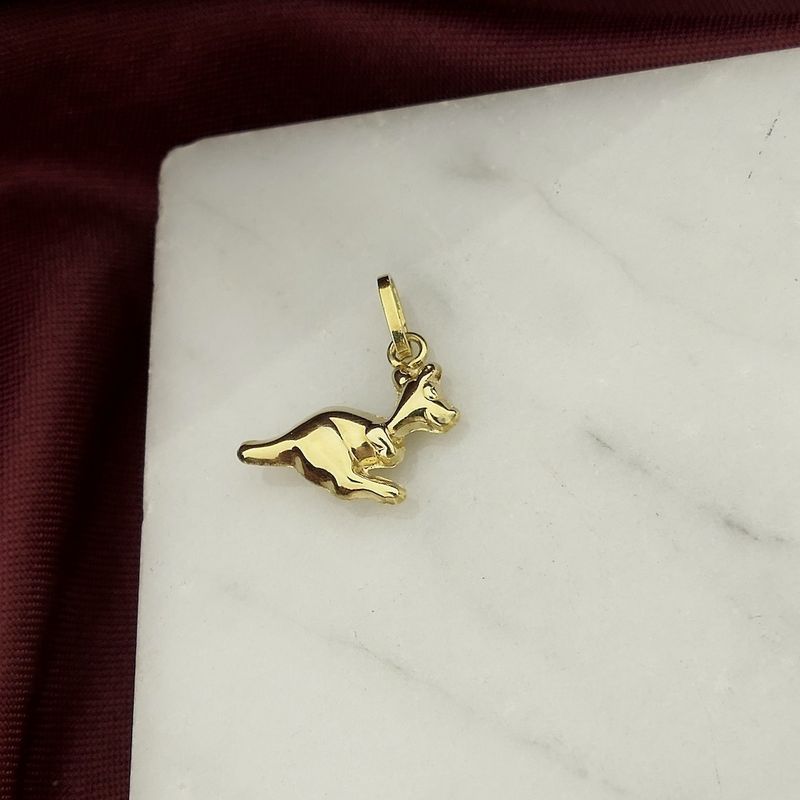 Image 5 of Gold Kangaroo pendant