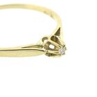 Image 6 of Gold solitaire ring with diamond | 0.015 ct.