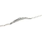 Afbeelding 10 van Witgouden Art-deco armband met diamanten; Ca. 1,29 ct. | 19 cm