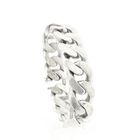 Image 1 of Solid Silver Gourmet Chain Bracelet