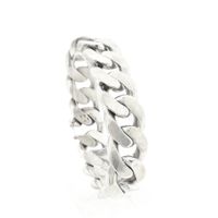 Solid Silver Gourmet Chain Bracelet