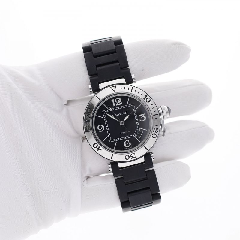 Image 9 of Cartier Pasha Seatimer 2790 W31077U2; Automatic Men's Watch