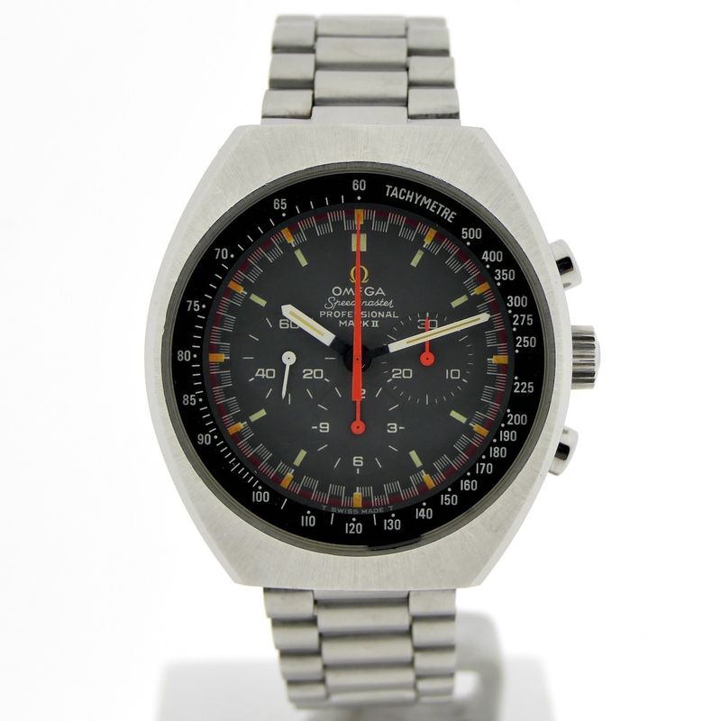 Image 1 of Omega Speedmaster Mark II 'Racing Dial'; Vintage chronograph men's watch