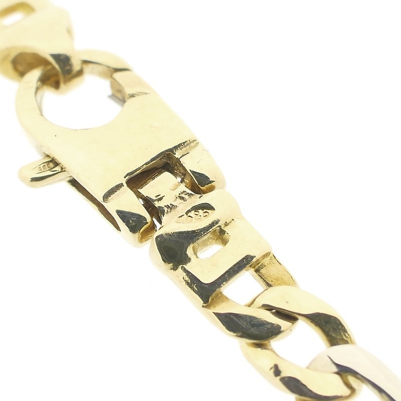 Image 6 of Two-tone gold navy link necklace; Men's