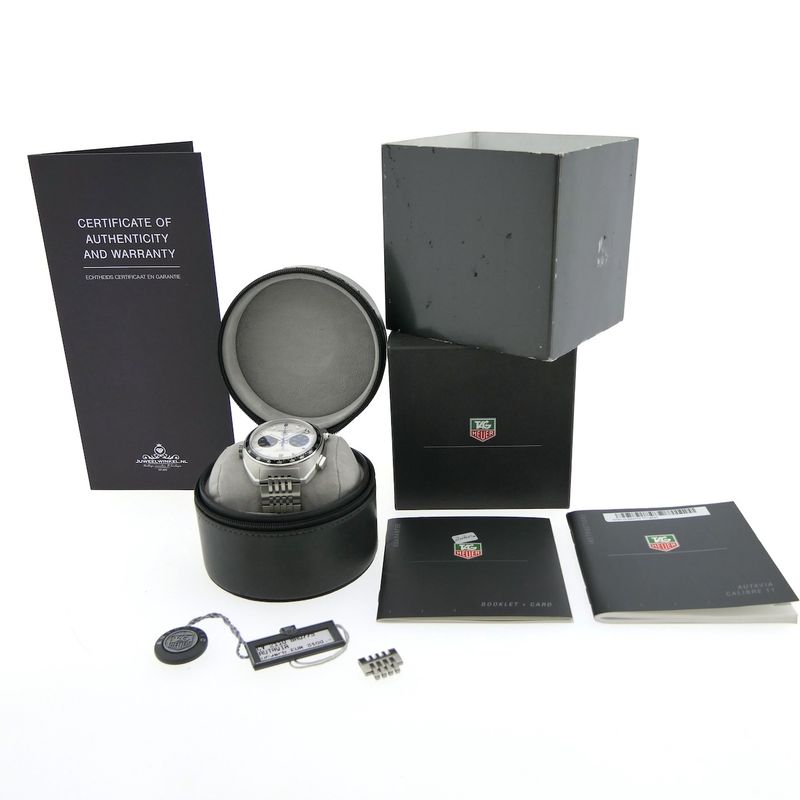 Image 4 of TAG Heuer Autavia CY2110 'Siffert' Re-Edition; Chronograph men's watch