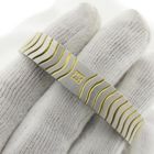 Image 10 of Ebel Wave 'Mother of Pearl'; Gold/steel women's watch with diamonds