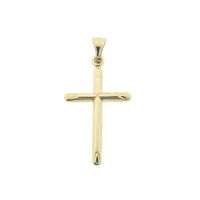 Gold pendant of a cross