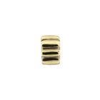 Image 3 of Pandora clip charm; Gold; Ribbed Charm