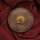 Image 2 of Antique gold brooch with ruby