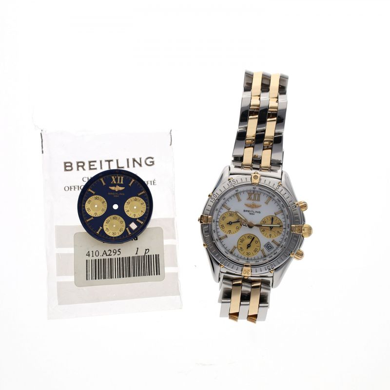 Image 5 of Breitling Windrider Chrono Jetstream B55048; Yellow Gold/Stainless Steel Men’s Watch