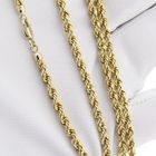 Image 7 of Gold twisted link chain