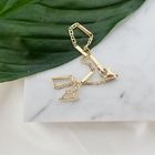 Image 2 of Gold closed Figaro link bracelet | 18.5 cm