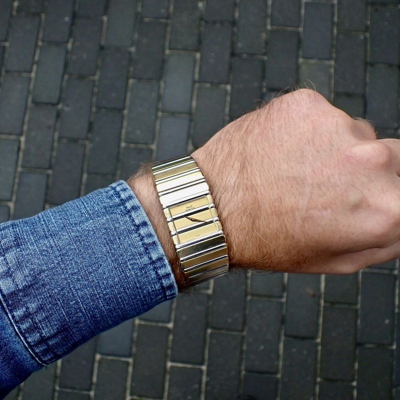 Image 13 of Piaget Polo; 18k gold men's watch