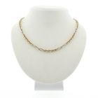 Image 1 of Two-tone gold fantasy link necklace; Pomellato | 41 cm