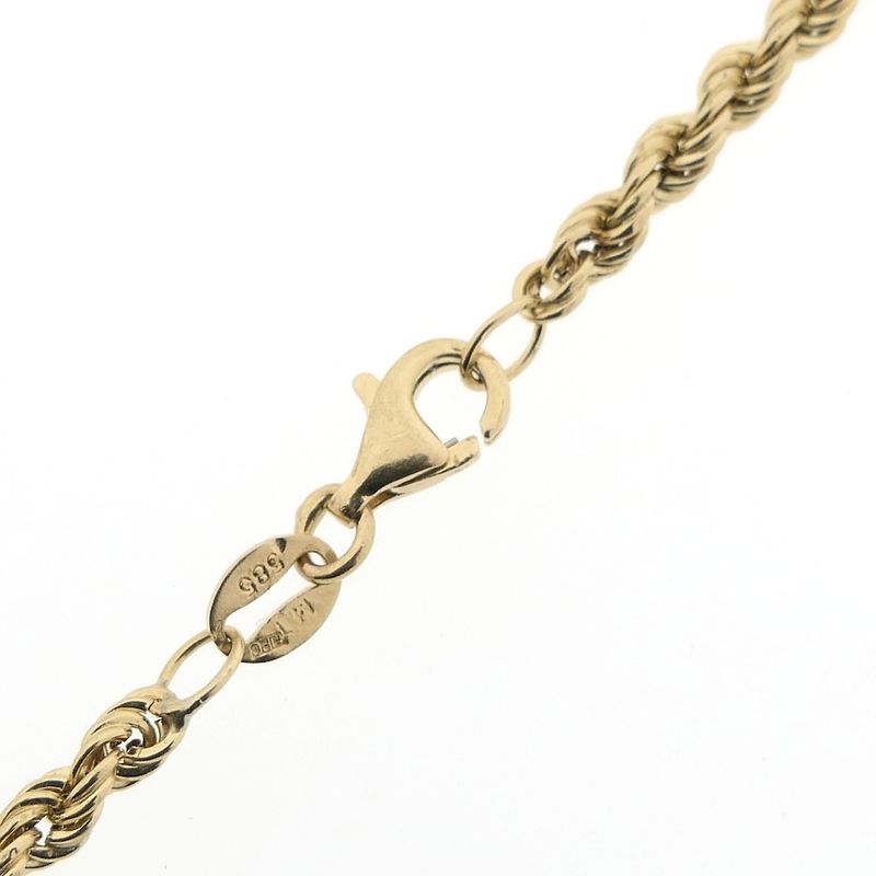Image 6 of Gold twisted link bracelet | 22.5 cm