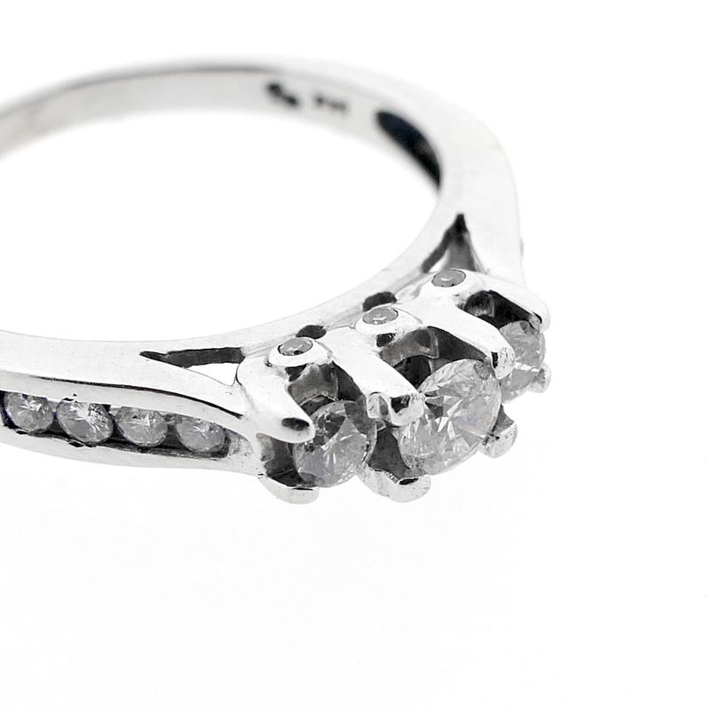 Image 6 of Vintage white gold ring with diamonds | 0.37 ct.