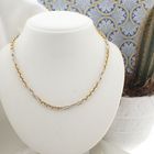 Image 3 of Two-tone gold fantasy link necklace; Pomellato | 41 cm