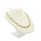 Image 3 of Two-tone gold fantasy link necklace