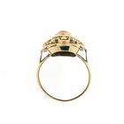 Image 5 of Gold ring with red coral | Vintage