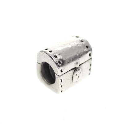 Image 1 of Pandora charm; Silver; Treasure Chest Charm