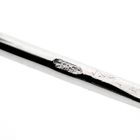 Image 7 of White gold brooch pin with diamond | 0.10 ct.