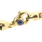 Image 3 of Golden Cardano Link Bracelet with Sapphire