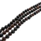 Image 8 of Antique glass bead necklace with gold clasp