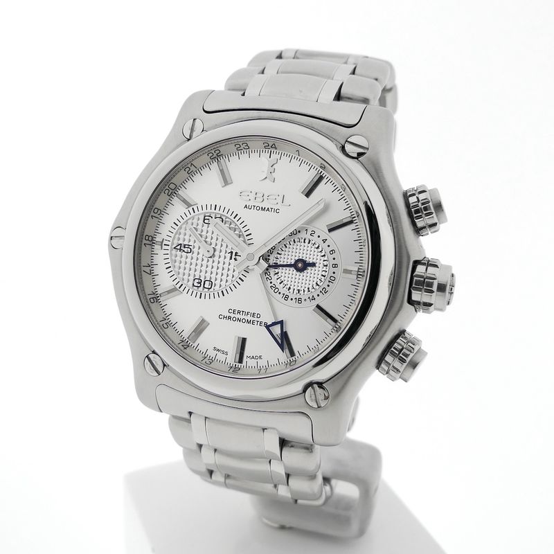 Image 5 of Ebel 1911 BTR Manufacture Chronograph; Automatic watch with GMT