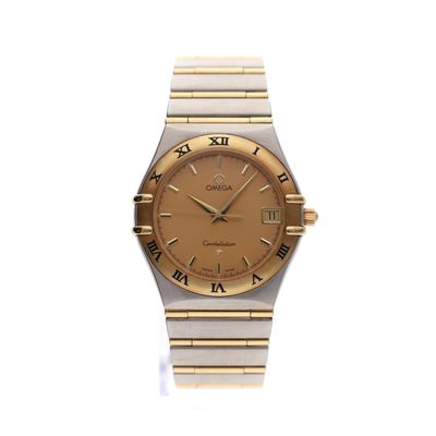 Omega Constellation 'Full-Bar' 1212.30.00; Bicolor Men's Watch Image 1 of Omega Constellation 'Full-Bar' 1212.30.00; Bicolor Men's Watch