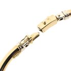 Image 4 of Two-tone gold bar bracelet