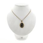 Afbeelding 3 van Gouden hanger met mosagaat