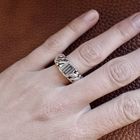 Image 3 of Silver Buddha to Buddha ring | Ben