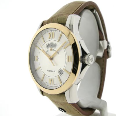 Image 2 of Maurice Lacroix Pontos Day-Date PT6058; Automatic 18k gold/steel men's watch