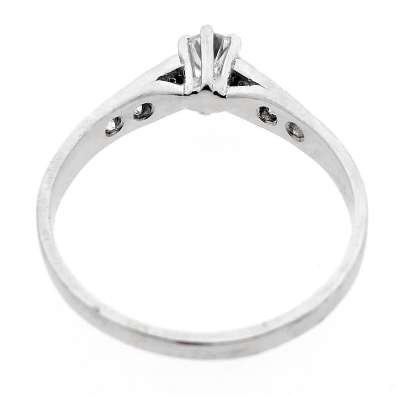 Image 5 of White gold ring with diamonds | 0.32 ct.